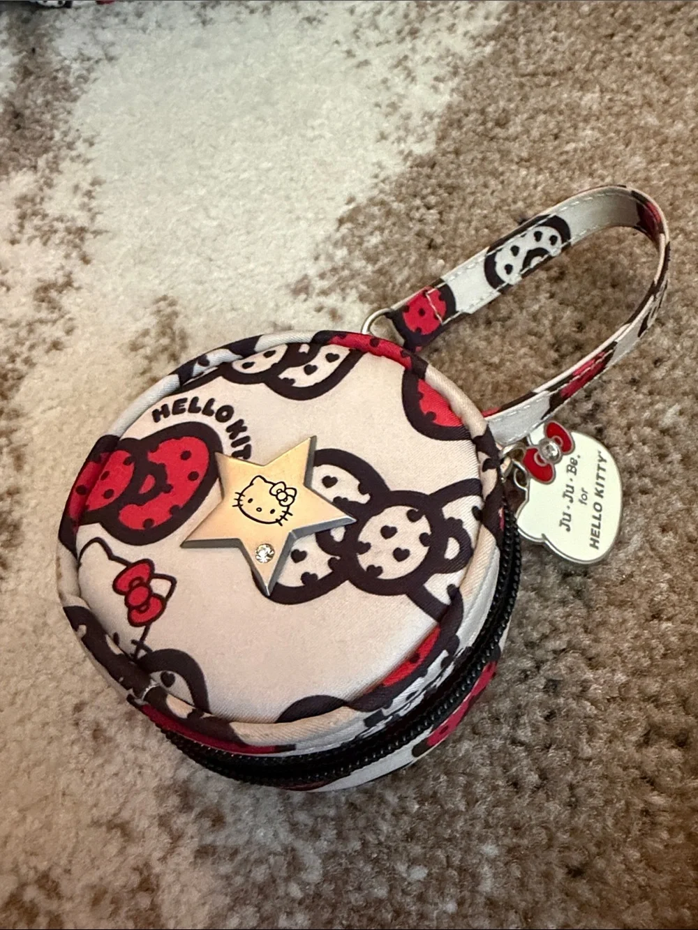 Ju-Ju-Be Hello Kitty Bow Print Bag - Red, Black & Cream